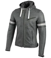 STARKS Кожаная куртка MAJOR серый