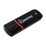 Флешка 8 GB USB 2.0 SmartBuy Crown (Черный)