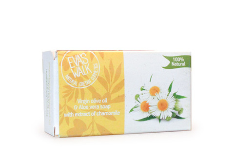 Мыло оливковое с ромашкой  Eva' s Walk, 180г