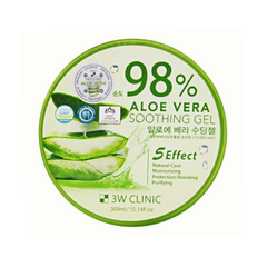 3W Clinic Aloe vera soothing gel 98% гель универсальный c алоэ