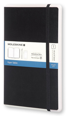 Блокнот Moleskine Paper Tablet Large, цвет черный, пунктир