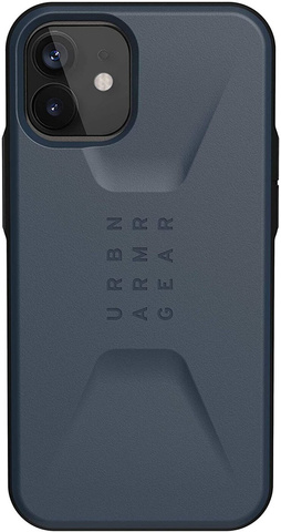 Чехол-накладка UAG Civilian для Apple iPhone 12 mini темно-синий (Mallard) 11234D115555