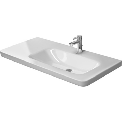 Duravit DuraStyle Раковина для мебели ассиметричная,без перелива, с 1 отв. под смес., раковина справа, 1000x480мм, Цвет: Белый 2326100041