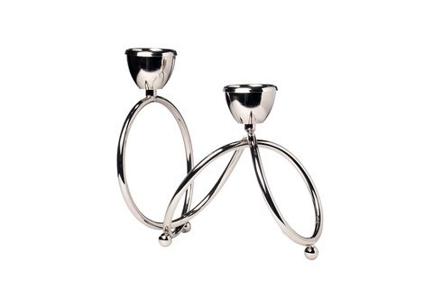 Подсвечник Garda Decor хром 2K299535