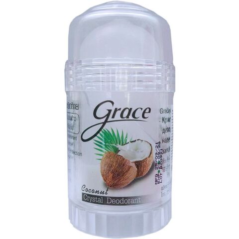 COCONUT Crystal Deodorant, Grace (КОКОС кристальный алунитовый дезодорант, Грэйс),120гр