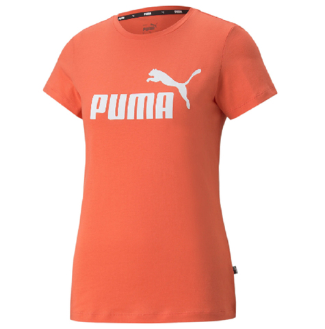 Женская теннисная футболка Puma ESS Logo Tee - salmon