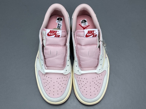Travis Scott x Air Jordan 1 Low 'Sail/Shy Pink' 