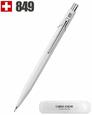 Карандаш механический Caran d’Ache Office 844 Classic White, 0,7 mm (844.001_PLGB)