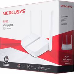 Mercusys MW305R u Беспроводной маршрутизатор (300 Мбит/сек LAN 4*10/100), 2 фиксированные антенны
