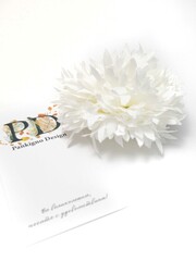 Резинка для волос Pankigno Design с цветком хризантемы