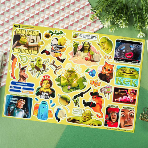 Стикерпак SHREK