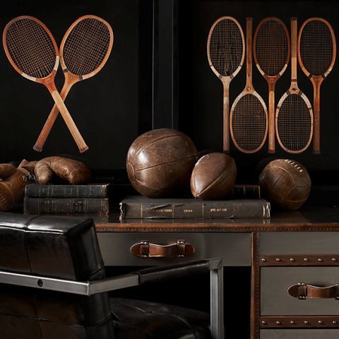 Картина Restoration Hardware Ракетки 5 шт