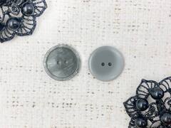 Пуговицы, d 2,5 см, серый