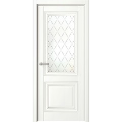 Межкомнатная дверь Спарта 2 белый со стеклом