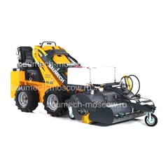 ML-02 Pro Щетка бункерная с системой орошения ширина 110см, объём 100л, выгрузка гидравлическая, диаметр 400мм