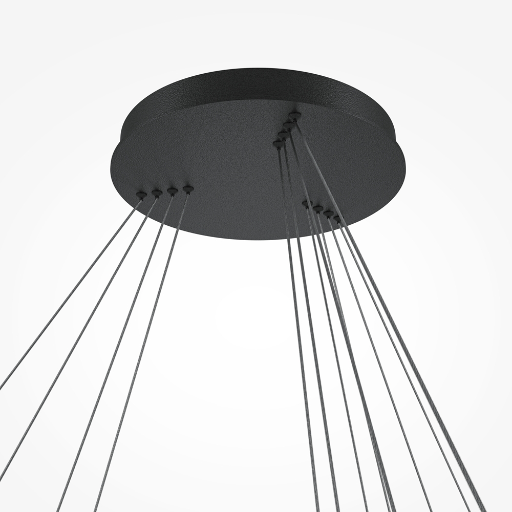 Подвесной светодиодный светильник Maytoni Rim MOD058PL-L174BK