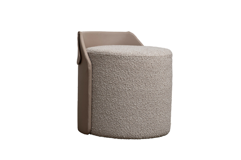 Пуф круглый Garda Decor Bruno бежевый