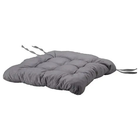 HELLVI ХЭЛЛЬВИ Подушка на стул, серый, 40x38x5