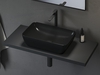 Ravak XJX03150000 Умывальник UNI 500 R SLIM керамический черный