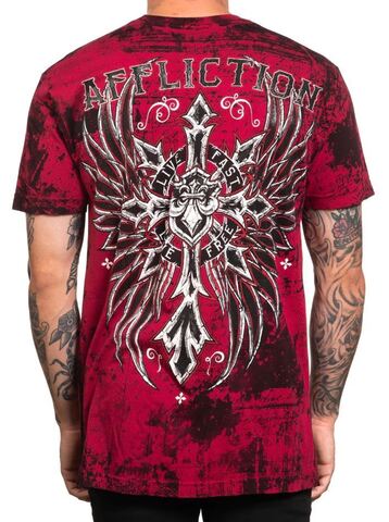 Affliction | Футболка мужская Retribution Tee A25069RD перед