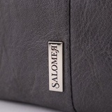 Сумка Саломея 479 македония серый + черный