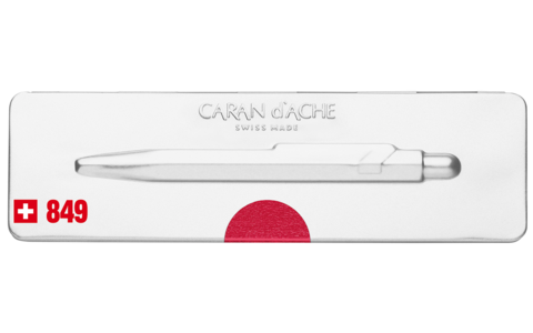 Ручка шариковая Caran d'Ache  849 Office Pop Line Metallic Red (849.78)