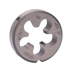 Плашка М15х1,0 DINEN22568 HSS 6g 38х10мм Bucovice(CzTool) 240152