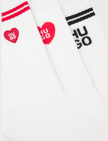 Носки (3шт.) HUGO 3P QS LOVE YOU CC W