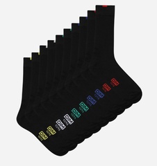 Носки мужские 5 пар в упаковке DIM 04CU | Черный