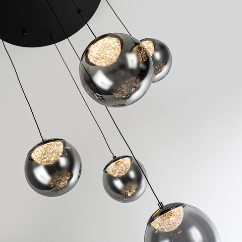 Подвесной светодиодный светильник Modelux ML.2338.5 BK