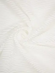 Ткань Гофре 140 гр/м2, 100% пэ, ш. 160 см, молочный