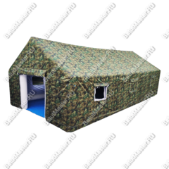Надувной шатер "Военный" 10*4*4,5 м,