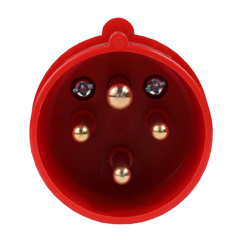 Вилка кабельная 014-16А-6h-380AC-3P+PE-IP44