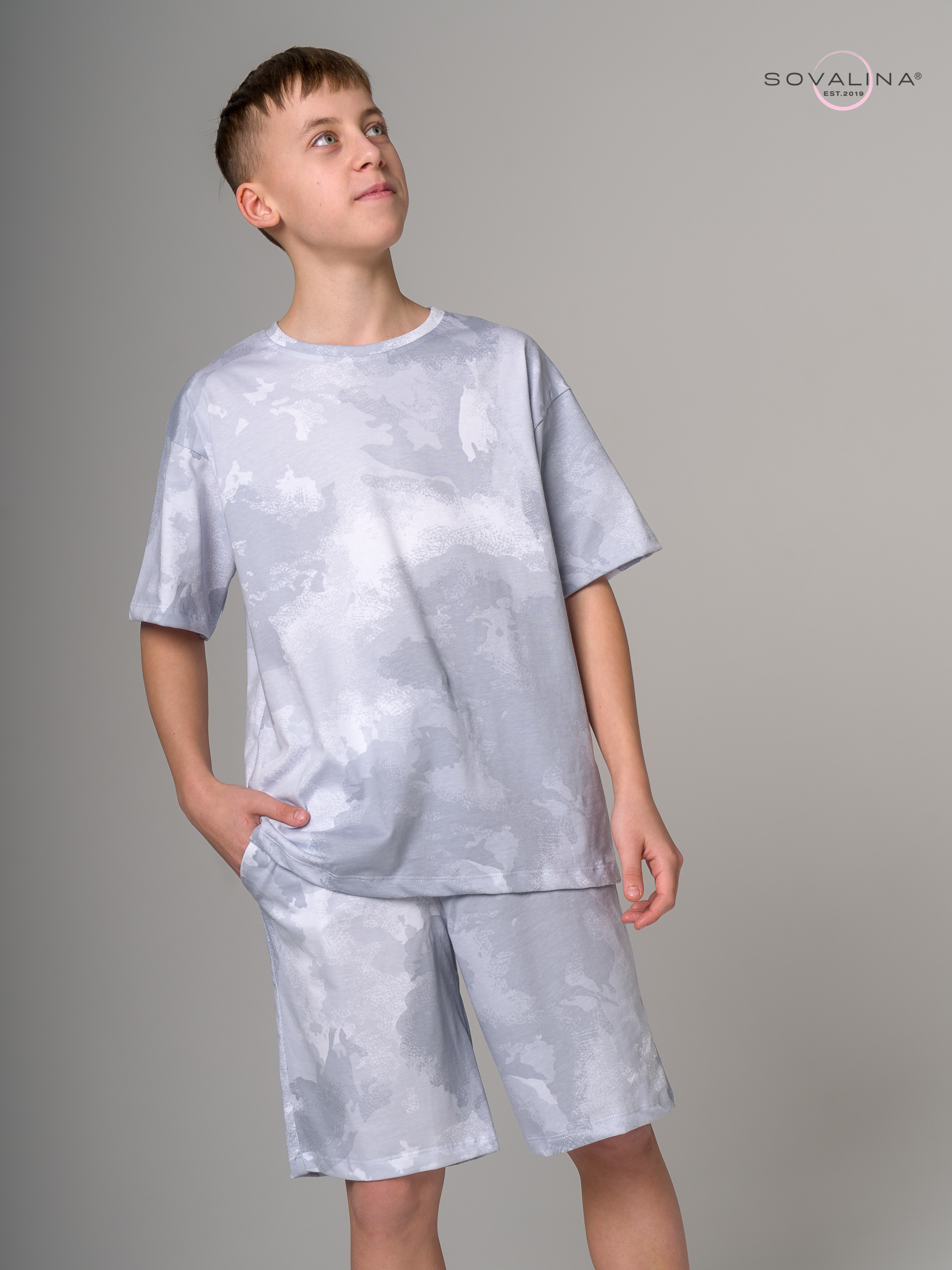 Костюм Light men тайдай серый MAX