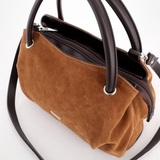 Сумка Саломея 278 эко-замша миндаль