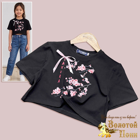 Футболка кроп-топ д (8-11) 260331-LT2603