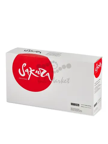 Картридж Sakura 106R01379 для XEROX, черный, 4000 к.