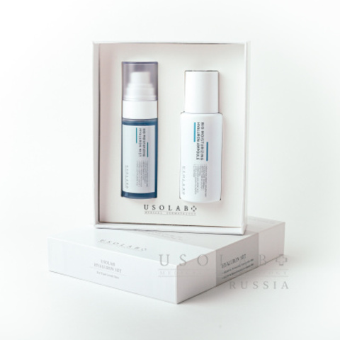USOLAB Лимитированный набор с гиалуроновой кислотой и гвайазуленом | Hyaluron Set