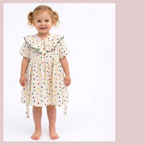 Платье хлопок/муслин (3-7) 260429-ZG1548