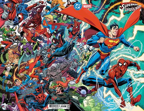 DC Marvel Superman Spider-Man #1 (Cover O) (Scott Koblish Supermans & Spider-Mans Cover) (ПРЕДЗАКАЗ!)