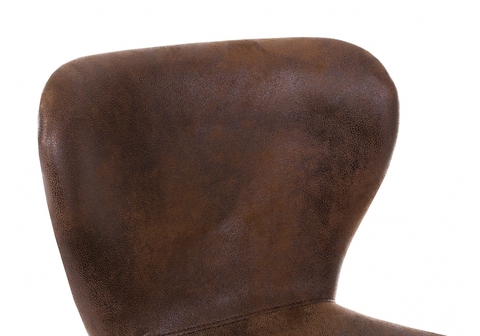 Барный стул Over vintage brown 47*47*91 Окрашенный металл /Коричневый