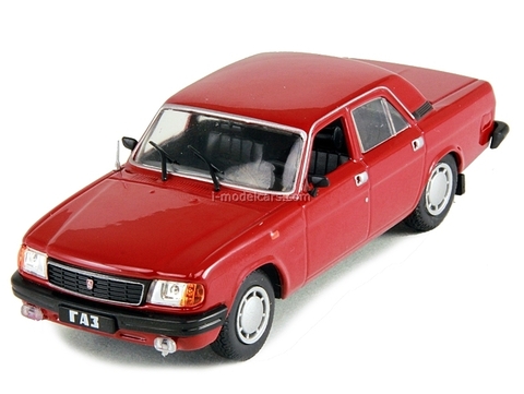 GAZ-31029 Volga dark red 1:43 DeAgostini Auto Legends USSR #104