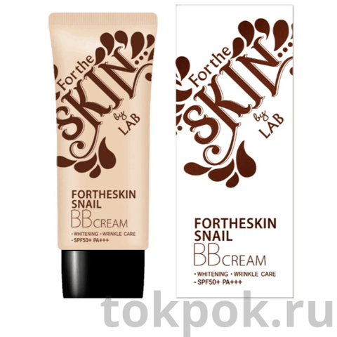 Крем BB для лица FORTHESKIN Snail BB Cream SPF 50 PA +++, 50 мл