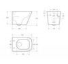 BelBagno BB520CH-TOR Чаша унитаза подвесного безободкового, смыв TORNADO