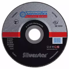 Отрезной диск по металлу Silverstar 125x1,6x22,23 AS46 Sonnenflex 19016