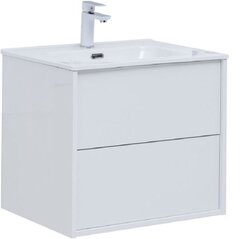 Aquanet 287540 Тумба Lino 60 (Flat) белый глянец (287540) фото