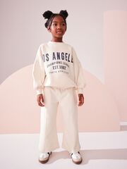 Толстовка и спортивные брюки в комплекте для девочки Next K88-180, Молочный