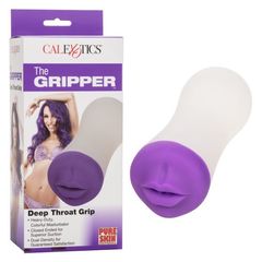 Ультрамягкий мастурбатор-ротик Deep Throat Grip - 