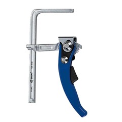 Струбцина 160х60 для крепления в пазу 11,9х7,5, рычажная рукоятка G16KL