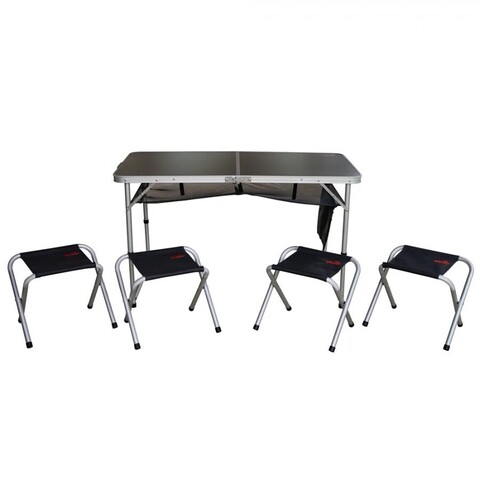 Купить недорого набор складной мебели Tramp TRF-067 (стол + 4 стула, органайзер)